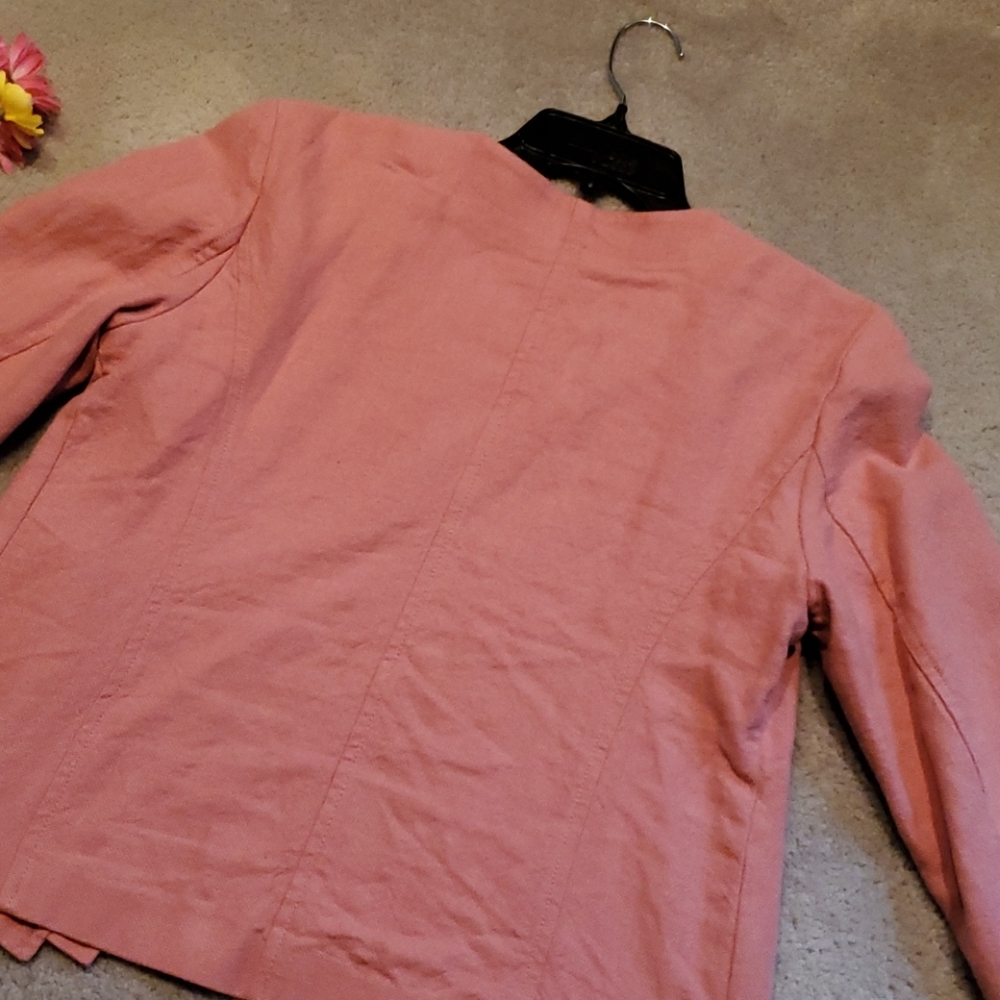 Like New!Loft Pink Short Jacket! - Picture 3 of 3